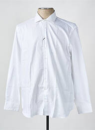 Chemise manches longues manches longues blanc IZAC homme