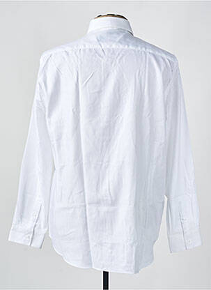 Chemise manches longues manches longues blanc IZAC homme