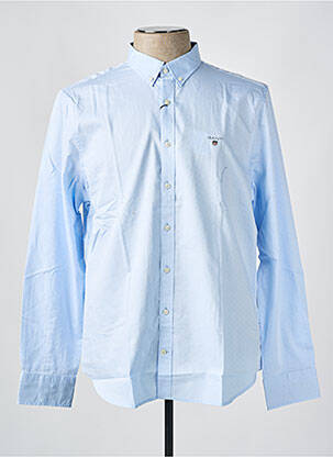 Chemise manches longues manches longues bleu GANT homme