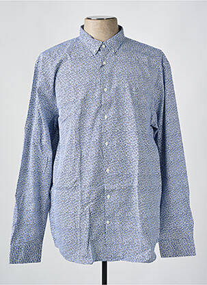 Chemise manches longues imprimé fantaisie bleu GANT homme