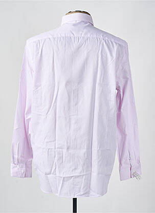 Chemise manches longues imprimé rayures rose IZAC homme