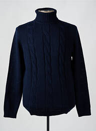 Pull manches longues manches longues bleu IZAC homme