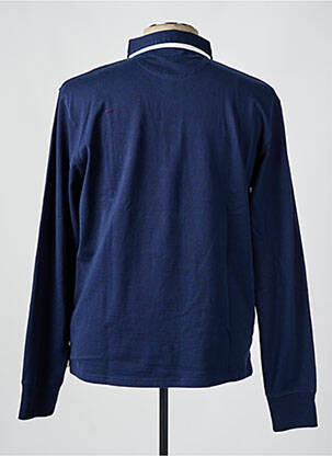 Polo manches longues manches longues bleu GANT homme