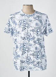 T-shirt coupe droite manches courtes blanc IZAC homme