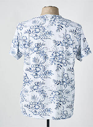 T-shirt coupe droite manches courtes blanc IZAC homme