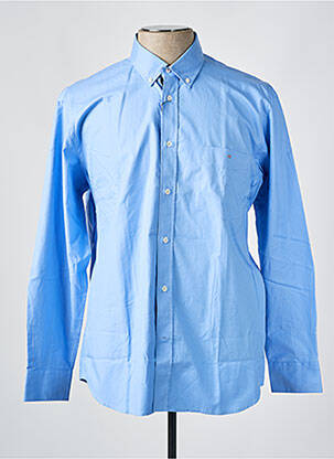 Chemise manches longues bleu EDEN PARK pour homme