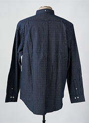 Chemise manches longues bleu IZAC pour homme seconde vue