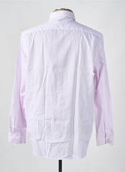 Chemise manches longues rose IZAC pour homme seconde vue