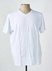 T-shirt blanc SELECTED pour homme seconde vue