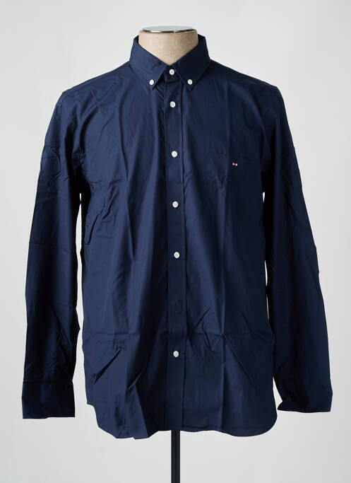 Chemise manches longues bleu EDEN PARK pour homme