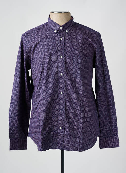 Chemise manches longues bleu EDEN PARK pour homme