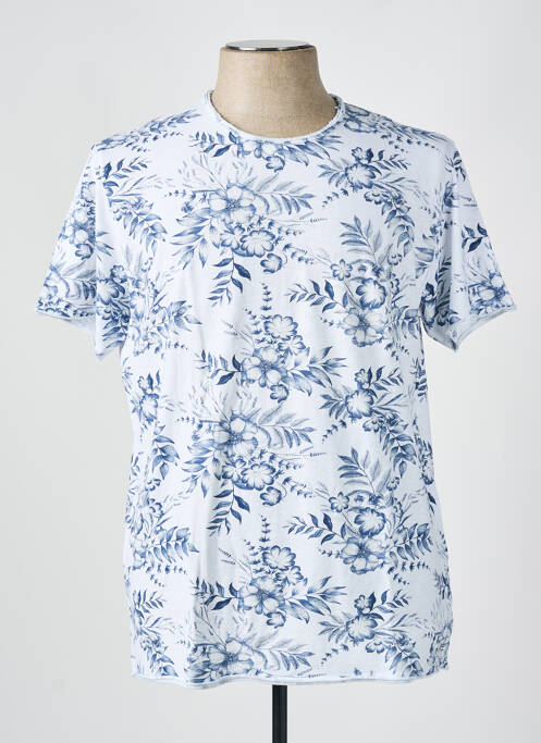 T-shirt blanc IZAC pour homme