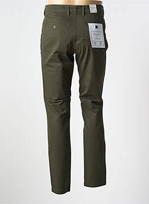 Pantalon chino bio taille normale vert SELECTED homme