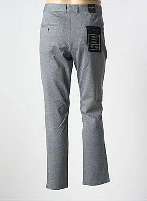 Pantalon chino tissage chiné taille normale gris SELECTED homme