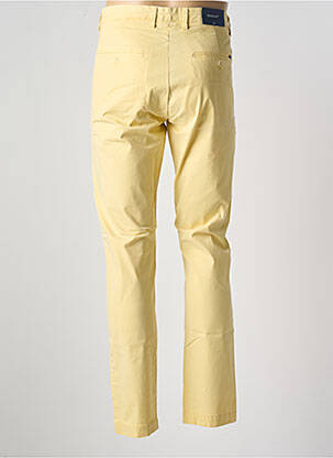 Pantalon chino tissage popeline taille normale jaune GANT homme