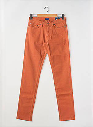 Jeans coupe slim orange GANT pour homme