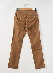 Pantalon chino marron EDEN PARK pour homme seconde vue