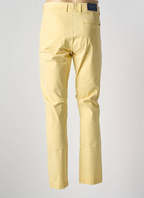 Pantalon chino tissage popeline taille normale jaune GANT homme