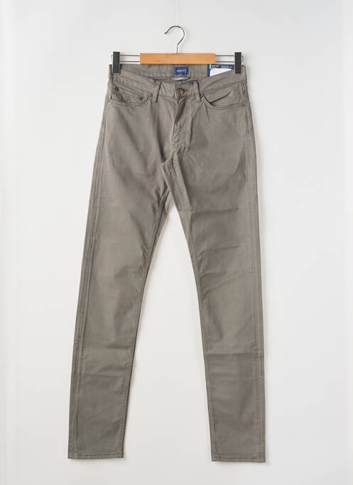 Jeans coupe slim gris GANT pour homme