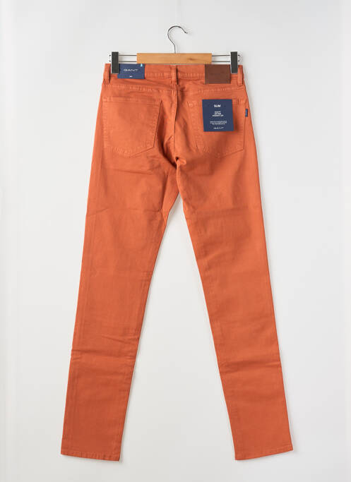 Jeans coupe slim orange GANT pour homme