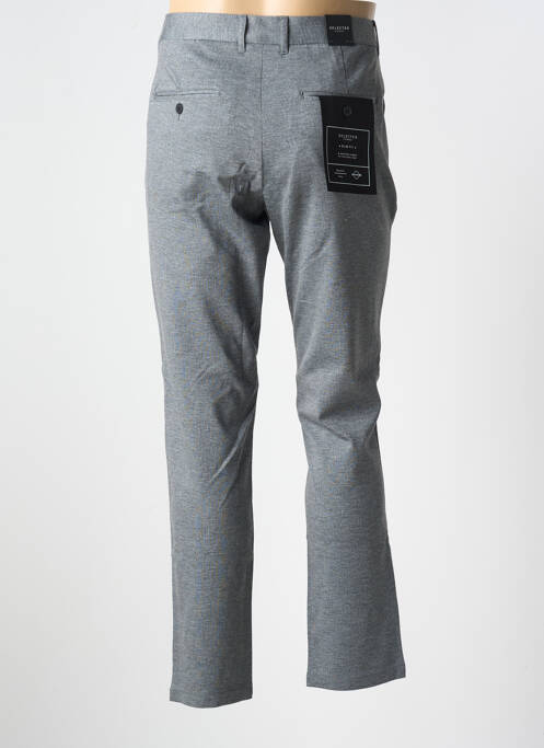 Pantalon chino gris SELECTED pour homme