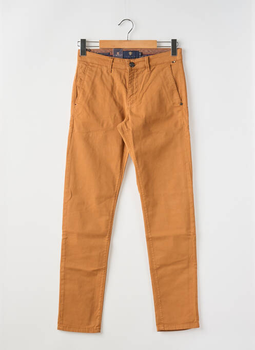 Pantalon chino jaune IZAC pour homme