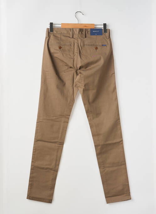Pantalon chino marron GANT pour homme