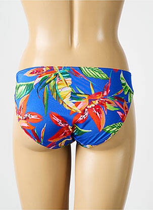 Bas de maillot de bain imprimé fleurs culotte bleu PRIMADONNA femme