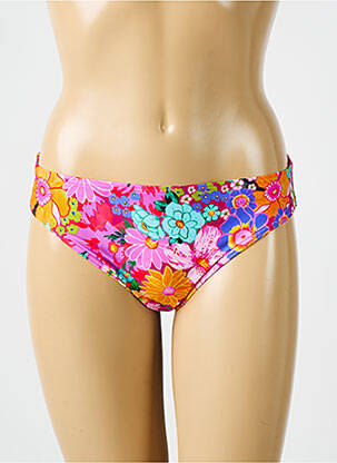 Bas de maillot de bain imprimé fleurs culotte rose PRIMA DONNA femme