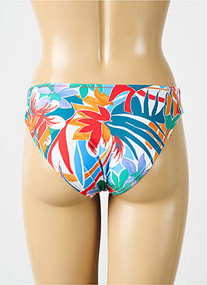 Bas de maillot de bain imprimé tie and dye culotte bleu ANTIGEL femme