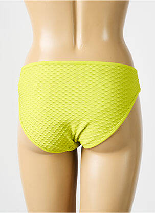 Bas de maillot de bain effet matière satinée culotte vert MARIE JO femme
