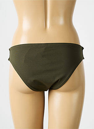 Bas de maillot de bain stretch culotte vert EMPREINTE femme