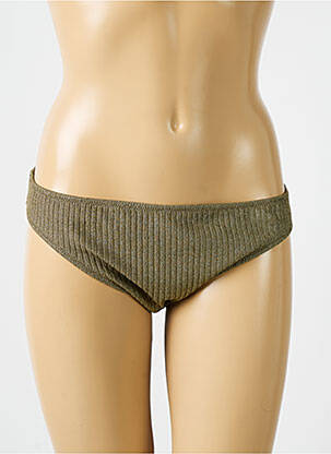Bas de maillot de bain effet matière satinée culotte or MARIE JO femme