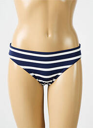 Bas de maillot de bain imprimé rayures culotte bleu PRIMADONNA femme