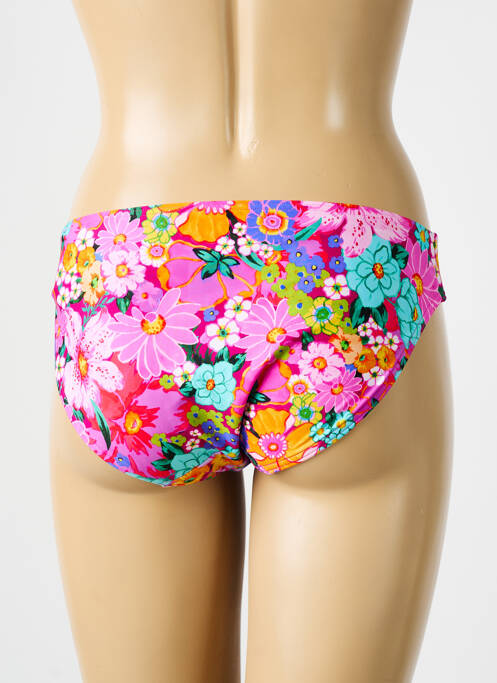 Bas de maillot de bain imprimé fleurs culotte rose PRIMADONNA femme