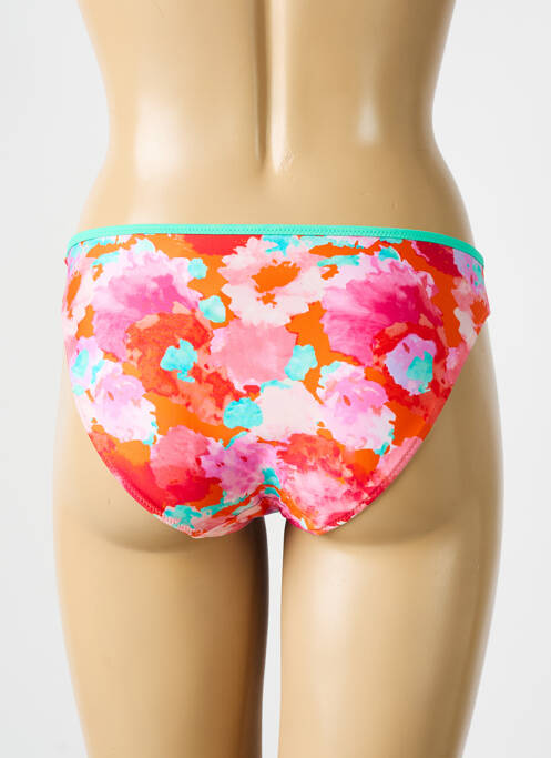 Bas de maillot de bain imprimé fantaisie culotte rose MARIE JO femme