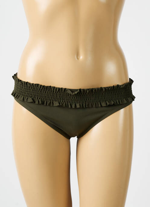 Bas de maillot de bain vert EMPREINTE pour femme