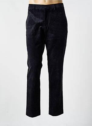 Pantalon chino fermeture zippée sous rabat avec crochet taille normale bleu GANT homme