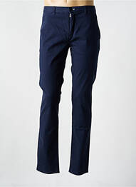 Pantalon chino tissage popeline taille normale bleu GANT femme