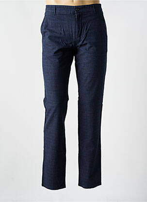 Pantalon chino tissage chiné taille normale bleu SELECTED homme