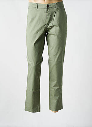 Pantalon chino bio taille normale vert SELECTED homme
