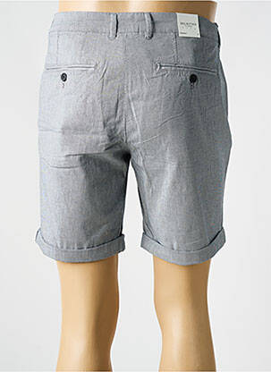 Bermuda taille à pinces taille normale gris SELECTED homme