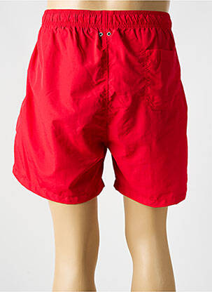 Short de bain effet matière satinée rouge GANT homme
