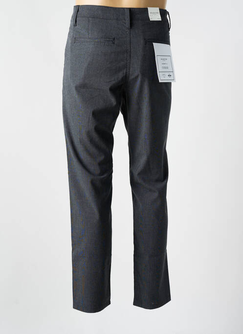 Pantalon chino tissage chiné taille normale gris SELECTED homme