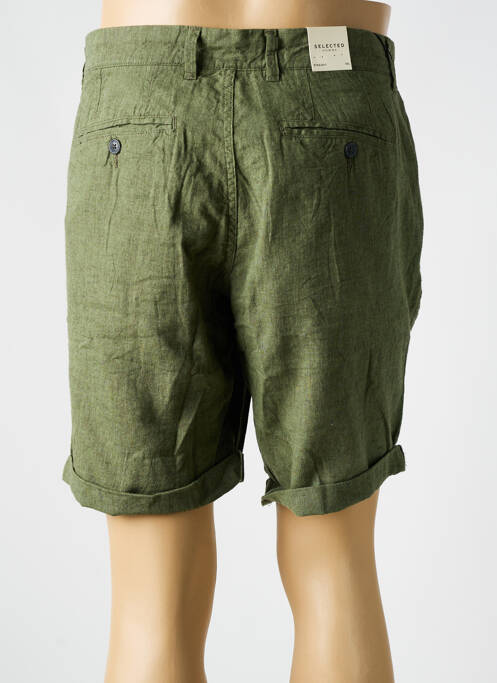 Bermuda poches taille normale vert SELECTED homme