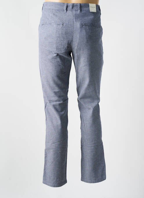Pantalon chino bleu SELECTED pour homme