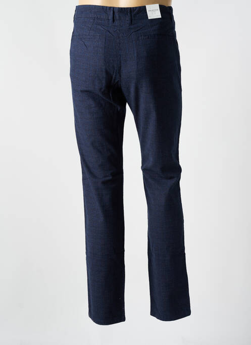 Pantalon chino bleu SELECTED pour homme