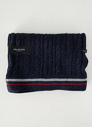 Echarpe stretch bleu SELECTED homme