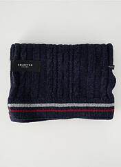 Echarpe bleu SELECTED pour homme seconde vue