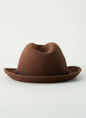Chapeau marron IZAC pour homme seconde vue